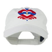 Heart Emblem Embroidered Cap