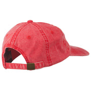 Hawaii Flower Aloha Embroidered Washed Cap