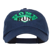 Home Run Embroidered Pet Spun Cap