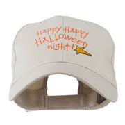 Happy Happy Halloween Night Star Embroidered Cap