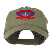 Heart Emblem Embroidered Cap