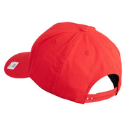 The Few The Proud US Marine Embroidered 6 Panel Structured Cotton Twill Cap Made in USA - Red OSFM