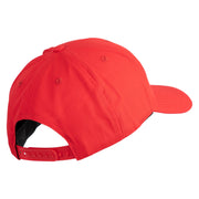 The Few The Proud US Marine Embroidered 6 Panel Structured Cotton Twill Cap Made in USA - Red OSFM
