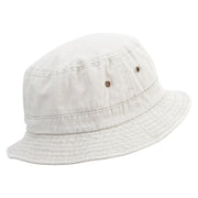 Scarab Beetle Embroidered Washed Hats - Beige M-L