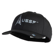 Delta with USSF Embroidered Solid Cotton Twill Pro Style Cap - Black OSFM