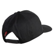 Delta with USSF Embroidered Solid Cotton Twill Pro Style Cap - Black OSFM