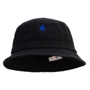 Scarab Beetle Embroidered Washed Hats - Black M-L