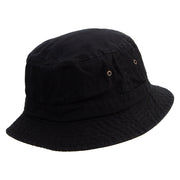 Scarab Beetle Embroidered Washed Hats - Black M-L