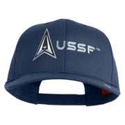 Delta with USSF Embroidered Solid Cotton Twill Pro Style Cap - Navy OSFM