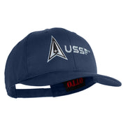 Delta with USSF Embroidered Solid Cotton Twill Pro Style Cap - Navy OSFM