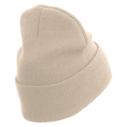 Licensed 17th Airborne Division Embroidered 12 Inch Long Knitted Beanie - Birch OSFM