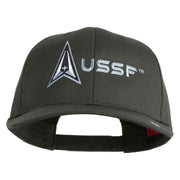 Delta with USSF Embroidered Solid Cotton Twill Pro Style Cap - Charcoal OSFM