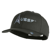Delta with USSF Embroidered Solid Cotton Twill Pro Style Cap - Charcoal OSFM