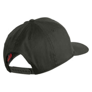 Delta with USSF Embroidered Solid Cotton Twill Pro Style Cap - Charcoal OSFM
