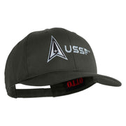 Delta with USSF Embroidered Solid Cotton Twill Pro Style Cap - Charcoal OSFM