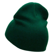 Hunter Taking A Shot Embroidered 8 Inch Short Beanie