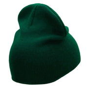 Hunter Taking A Shot Embroidered 8 Inch Short Beanie