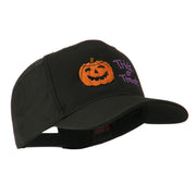 Halloween Trick or Treat Pumpkin Embroidered Cap