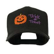 Halloween Trick or Treat Pumpkin Embroidered Cap