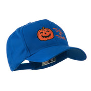 Halloween Trick or Treat Pumpkin Embroidered Cap