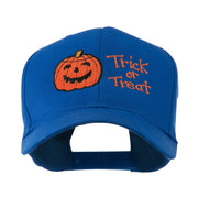 Halloween Trick or Treat Pumpkin Embroidered Cap