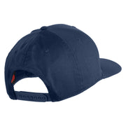US Air Force Retired with Wing Embroidered Solid Cotton Cap - Navy OSFM