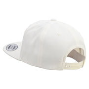 Beige Scorpio Logo Embroidered Wool Blend Prostyle Snapback Cap - Natural OSFM