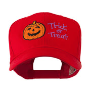 Halloween Trick or Treat Pumpkin Embroidered Cap