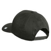US Air Force Retired with Wing Embroidered Solid Cotton Cap - Charcoal OSFM