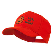 Halloween Trick or Treat Pumpkin Embroidered Cap