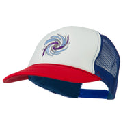 Hurricane Embroidered Foam Mesh Back Cap