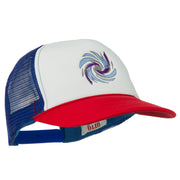 Hurricane Embroidered Foam Mesh Back Cap