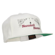 Haunted House Embroidered Snapback Cap