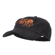 Hoop It Up Basketball Embroidered Low Cap