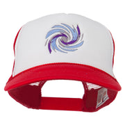 Hurricane Embroidered Foam Mesh Back Cap