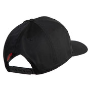 USSF with Delta Embroidered Solid Cotton Twill Pro Style Cap - Black OSFM