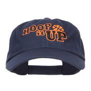 Hoop It Up Basketball Embroidered Low Cap