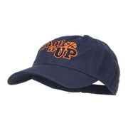 Hoop It Up Basketball Embroidered Low Cap