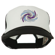 Hurricane Embroidered Foam Mesh Back Cap