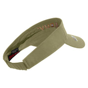 Licensed Golden US Army Embroidered Cotton Twill Sun Visor - Khaki OSFM