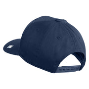 USSF with Delta Embroidered Solid Cotton Twill Pro Style Cap - Navy OSFM