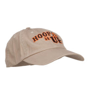 Hoop It Up Basketball Embroidered Low Cap