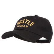 Hustle Veteran Embroidered Washed Cap