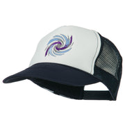 Hurricane Embroidered Foam Mesh Back Cap