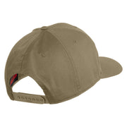 USSF with Delta Embroidered Solid Cotton Twill Pro Style Cap - Khaki OSFM