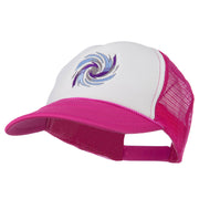 Hurricane Embroidered Foam Mesh Back Cap