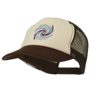 Hurricane Embroidered Foam Mesh Back Cap