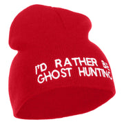 I'd Rather Be Ghost Hunting Short Beanie