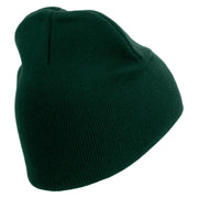 Licensed Golden US Army Embroidered 8 Inch Knitted Short Beanie - Dk-Green OSFM