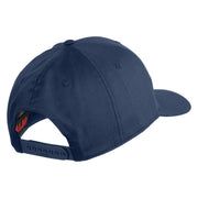 US Air Force Wing Embroidered Solid Cotton Twill Pro Cap - Navy OSFM